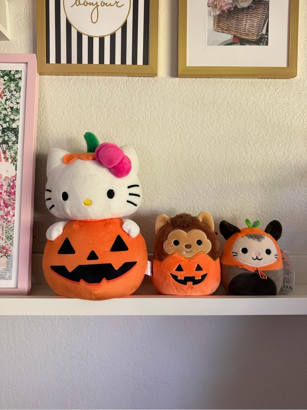 Set of 3 Adorable Plushies
